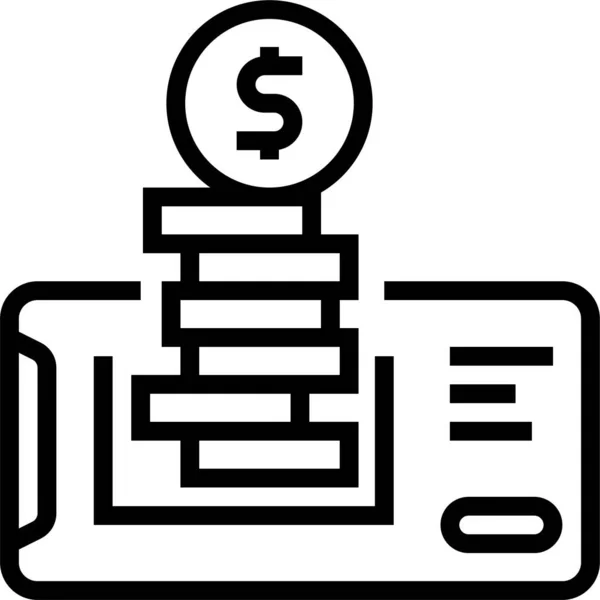 Finance Application Téléphone Icône — Image vectorielle