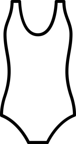 Икона Спортивного Купальника — стоковый вектор