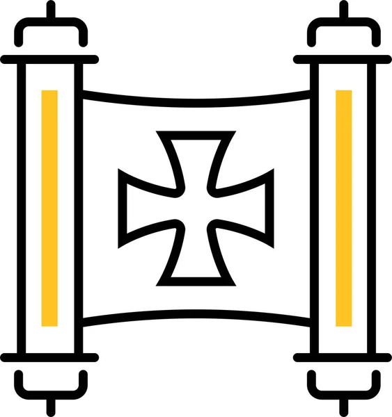 Ikone Schriftlicher Waffenverträge — Stockvektor