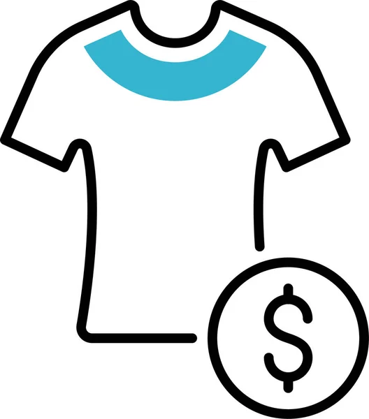 Εικονίδιο Αγοράς Tshirt — Διανυσματικό Αρχείο