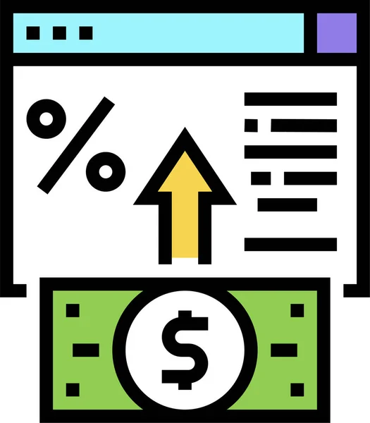 Zahlungssymbol Für Elektronische Einzahlung — Stockvektor