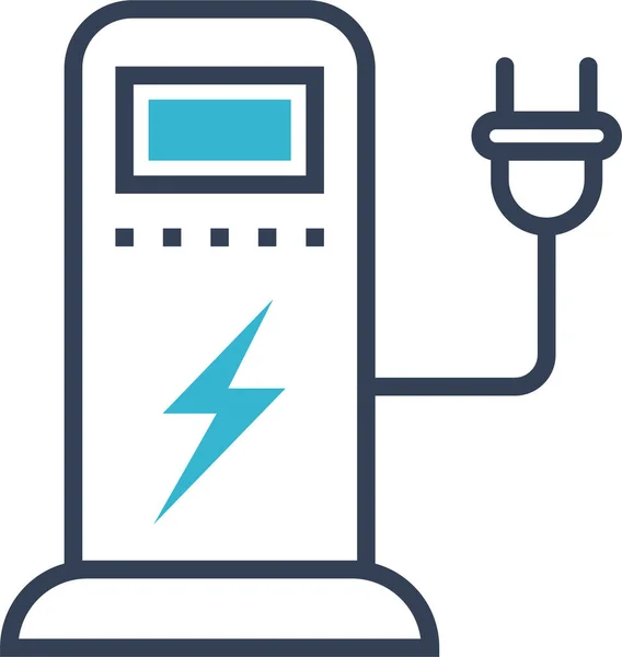 Tankstation Auto Pictogram — Stockvector