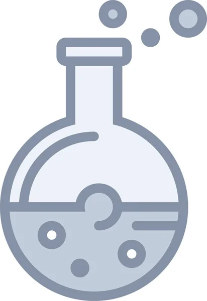 Ikona Eksperymentu Chemicznego Biznesu Stylu Filledoutline — Wektor stockowy