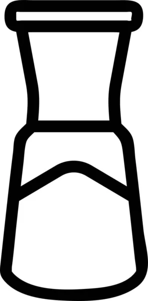 Ikona Mlýnku Kávu Kategorii Nápojů — Stockový vektor
