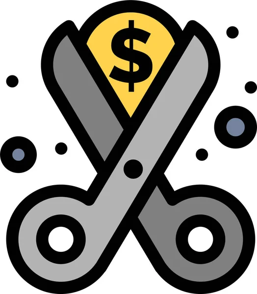 stock vector costs cut money icon in businessmanagement category