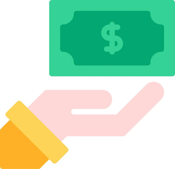 stock vector hand pay payment icon