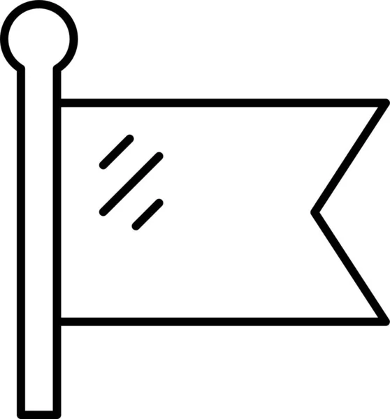 Dekoration Finish Flagge Symbol — Stockvektor