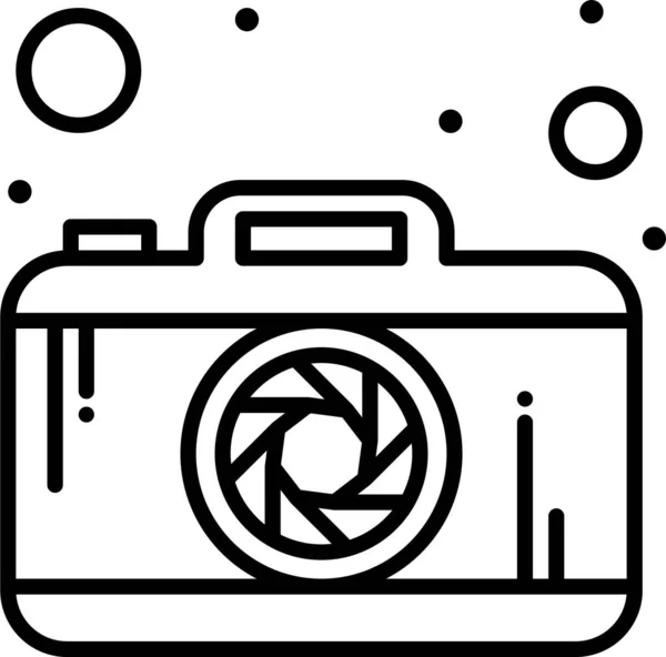 Icono Fotografía Fotográfica Categoría Mixta — Vector de stock