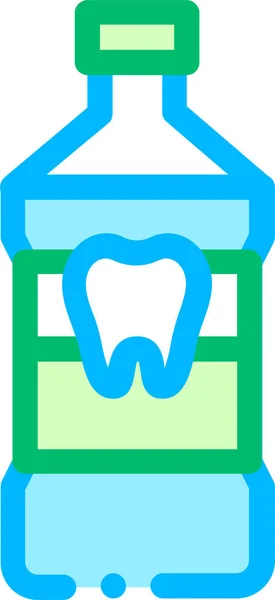Dentista Estomatología Diente Icono — Vector de stock