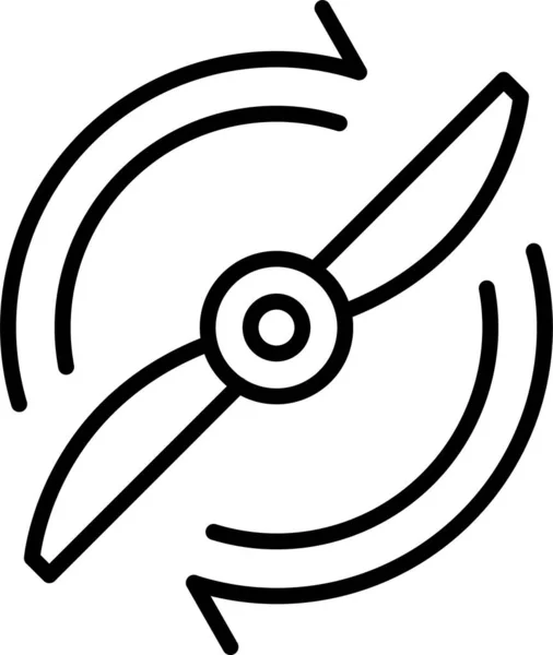Bateau Électronique Fan Icône — Image vectorielle