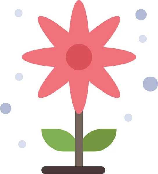 Agriculture Farming Flower Icon — Stock Vector