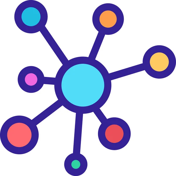 Analyse Analytisches Computersymbol — Stockvektor