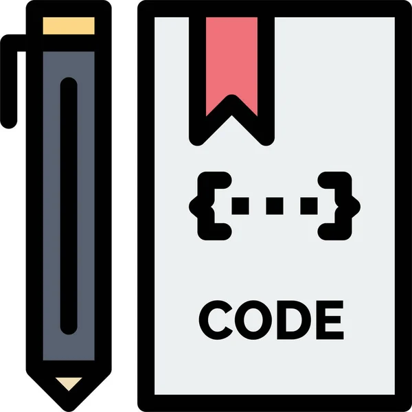 Значок Кодування Коду Розробки — стоковий вектор