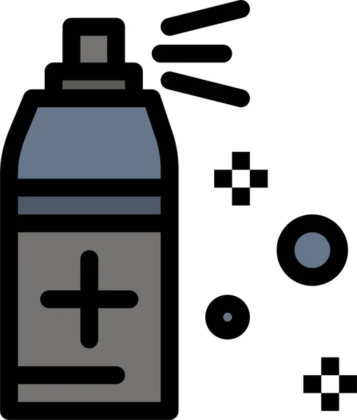 Bottiglia Pulizia Spray Icona Famigliahome Categoria — Vettoriale Stock