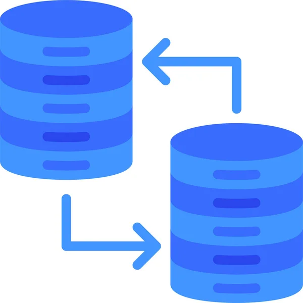 Datenbank Hosting Symbol — Stockvektor