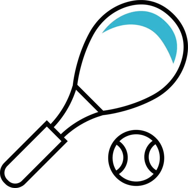Sport Ball Tennis Icon — Stock Vector