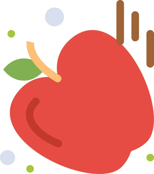 健身类苹果食品体育馆图标 — 图库矢量图片