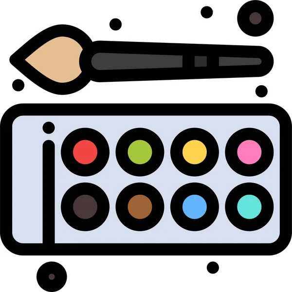 Icono Dibujo Color Nuevo — Vector de stock