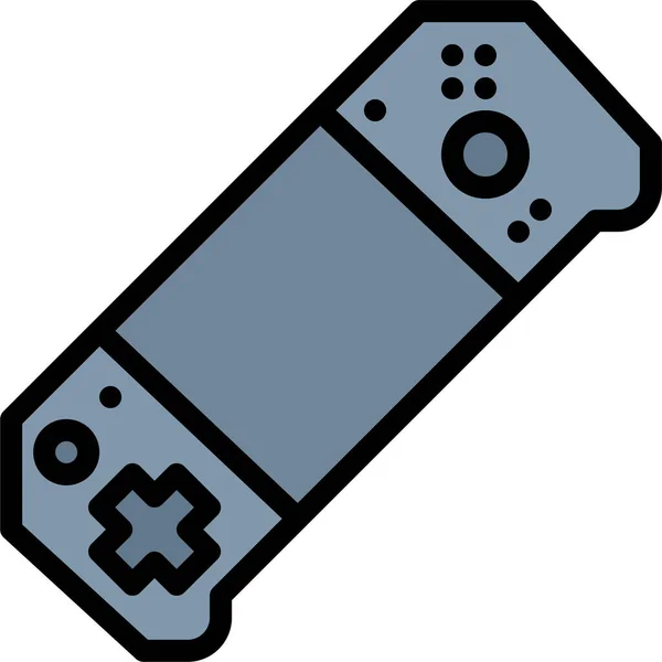 Controlador Ícone Alegria Gamepad Categoria Aparelhos Eletrônicos — Vetor de Stock