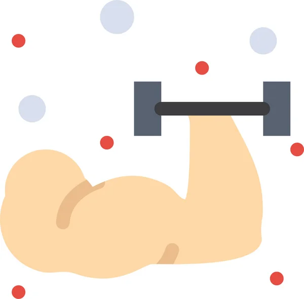 Dumbbell Exercise Sport Icon Fitnessyogadiet Category — Stock Vector