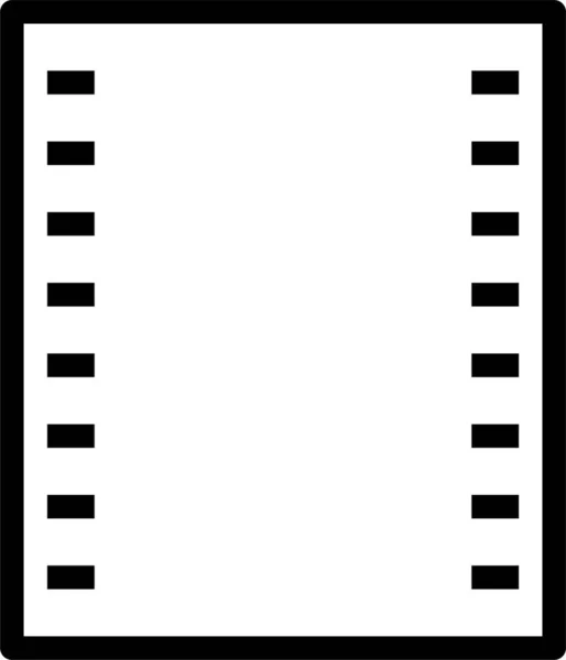 Ikone Der Filmfotografie Der Kategorie Fotografie — Stockvektor