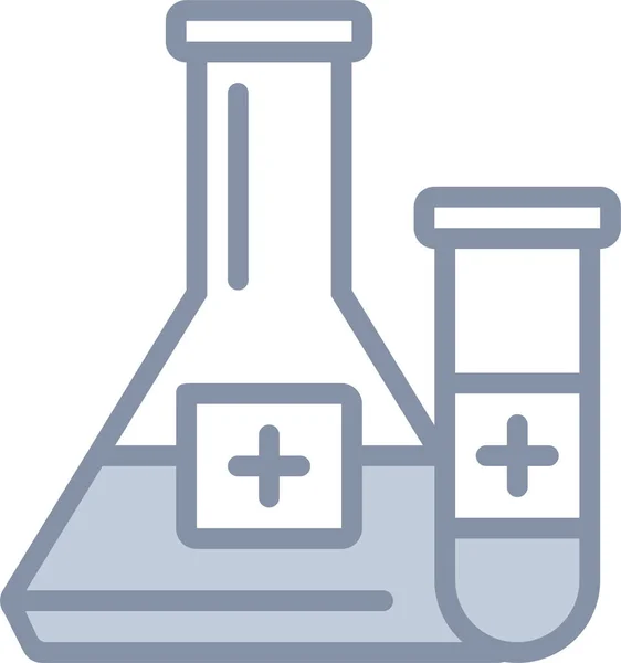 Икона Больницы Здоровья Крови Стиле Филедлайн — стоковый вектор