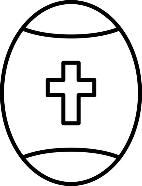 Huevos Pascua Icono Categoría Pascua — Archivo Imágenes Vectoriales