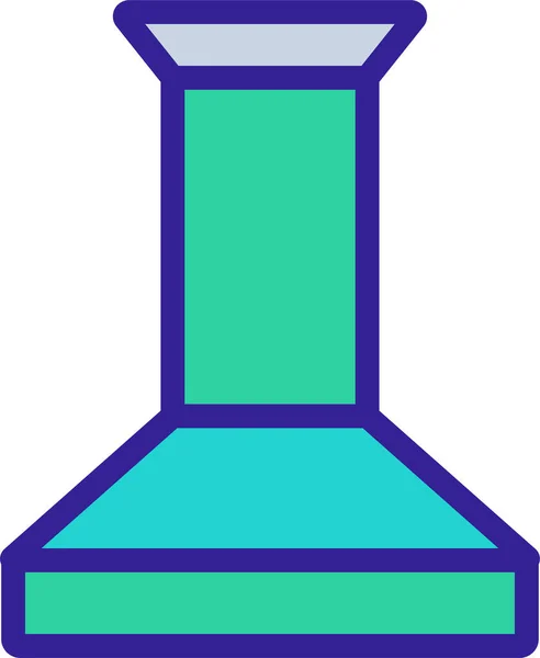 Inrichting Verschillende Uitlaat Pictogram — Stockvector