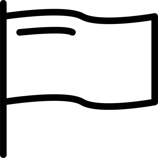国旗マークのアイコン — ストックベクタ