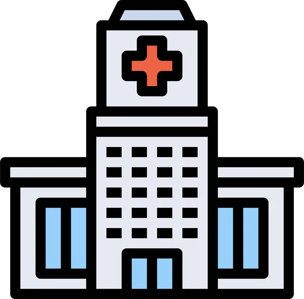 Medical Hospital Clinic Icon — Stock Vector