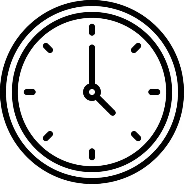 Reloj Despertador Fecha Icono — Archivo Imágenes Vectoriales