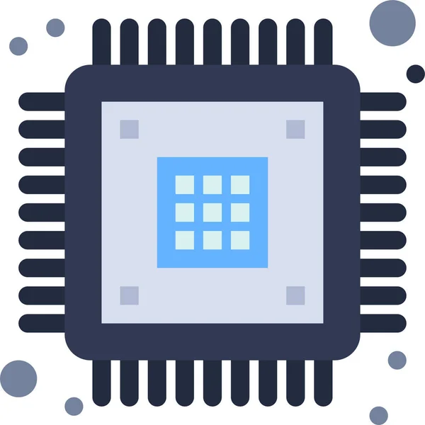 Ikon Perangkat Data Chip - Stok Vektor