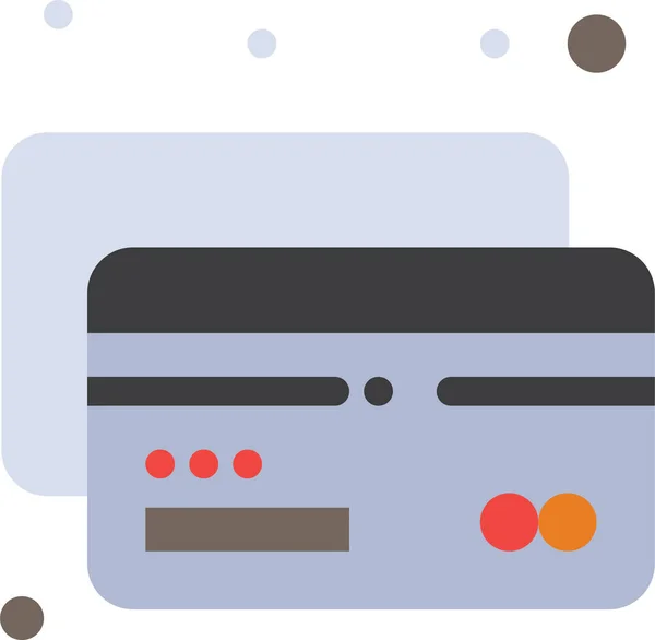 Tarjeta Crédito Icono Dinero — Vector de stock