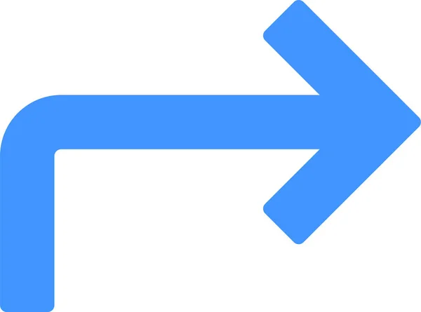 Flèche Droite Icône Suivante — Image vectorielle