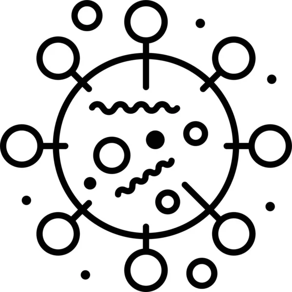 Covid19 Icono Infección Salud Categoría Hospitalshealthcare — Archivo Imágenes Vectoriales