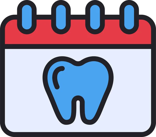 Tooth Dental Dentish Icon — Stock Vector
