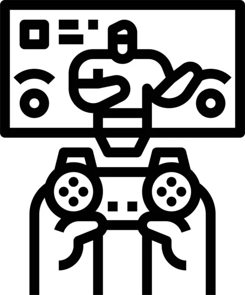 Иконка Игры Контроллера — стоковый вектор