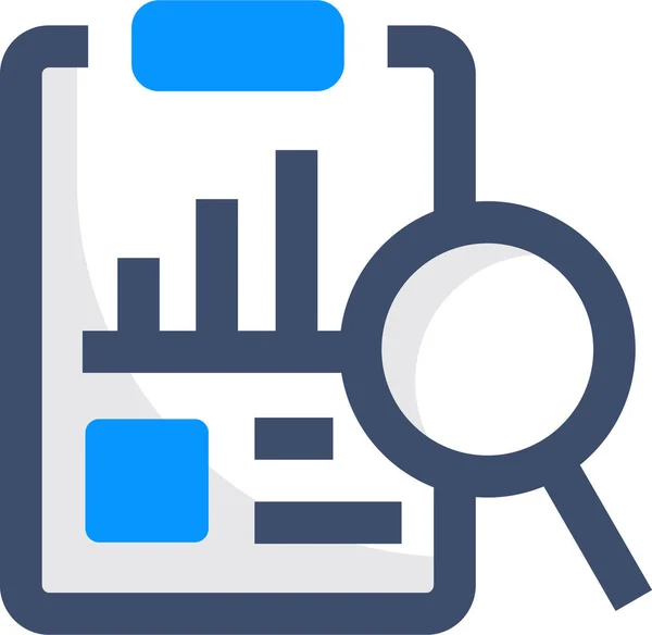 Análisis Investigación Mercado Icono Optimización — Vector de stock