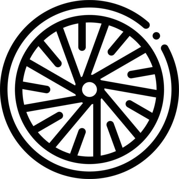 Fahrrad Fahrrad Bremse Symbol — Stockvektor