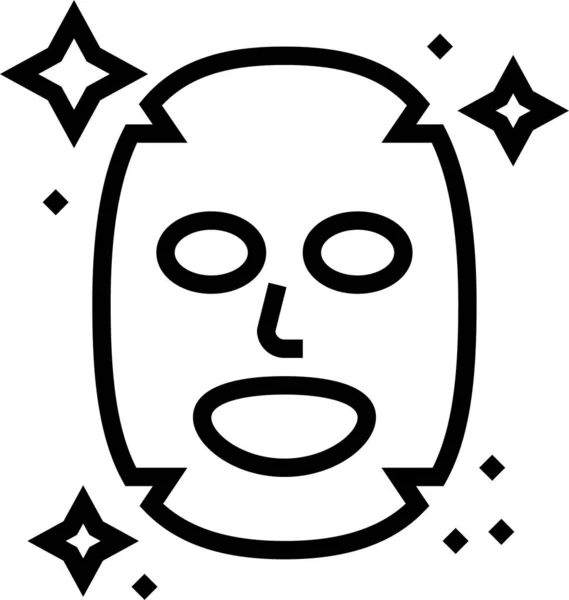 Cuidado Tratar Icono Maquillaje — Vector de stock