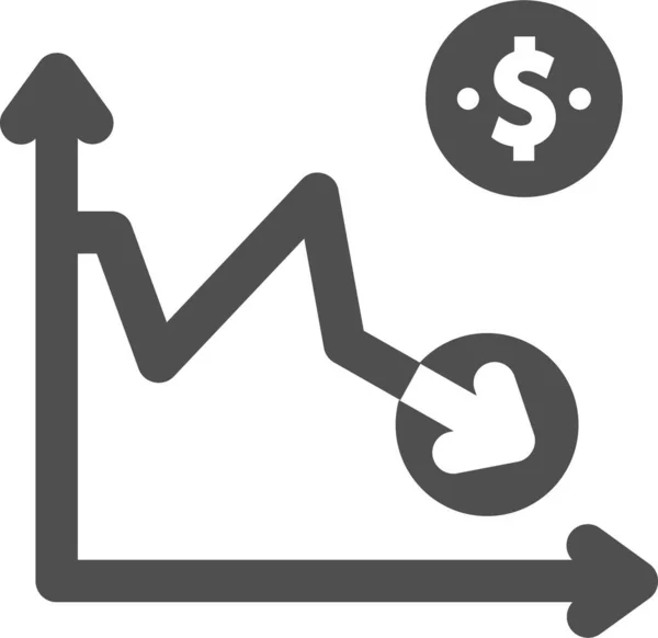 Ícone Resultado Relatório Marketing — Vetor de Stock