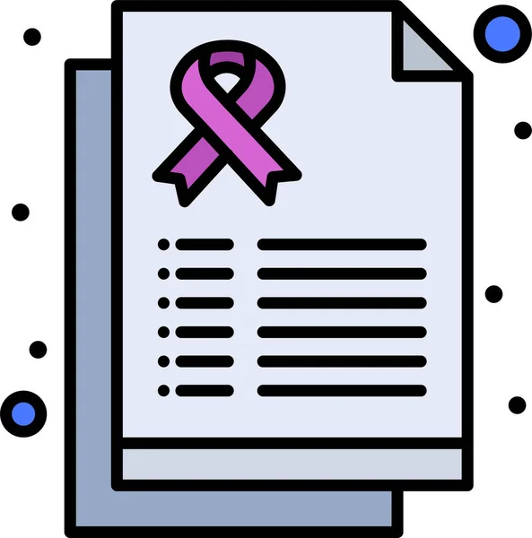 Ikona Zdrowia Leczeniu Raka — Wektor stockowy