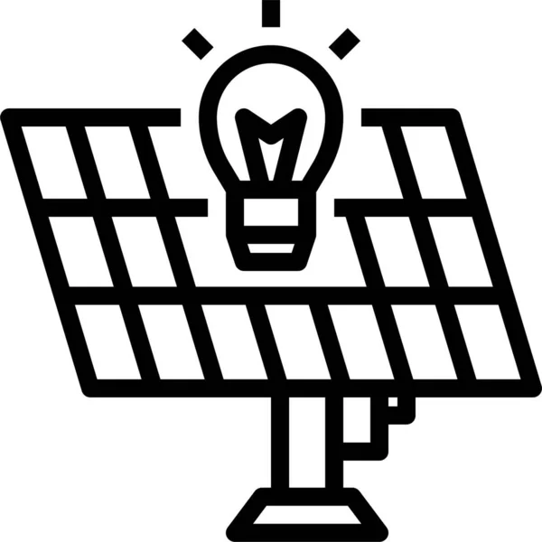 Ikona Energii Elektrycznej Ogniwa — Wektor stockowy