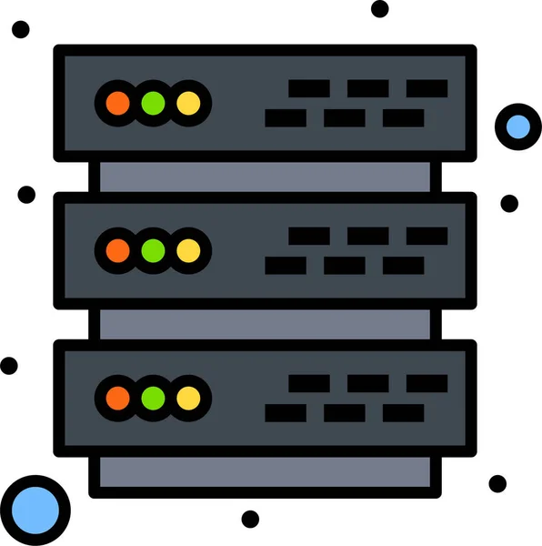 Ikona Úložiště Databázového Serveru — Stockový vektor