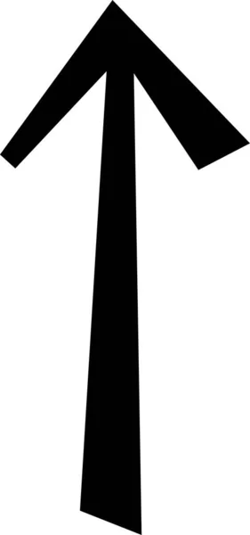 Arrow Direction Icon Handdrawn Style — Stock Vector