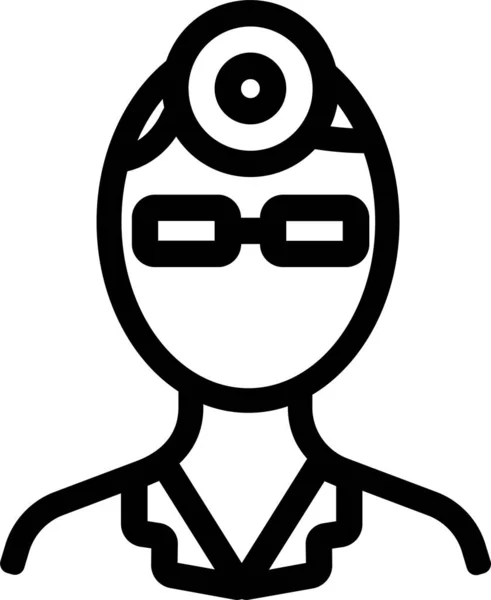 Doc Doctor Medic Icon Hospitalshealthcare Kategorie — Stockvektor