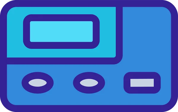 Elektronische Küchenmessung — Stockvektor