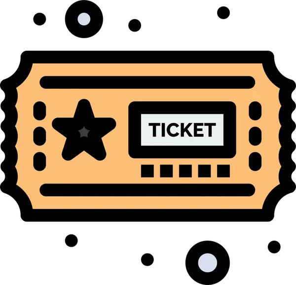 Hobbys Hobby Ticket Ikone — Stockvektor