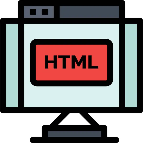 Code Find Html Icon — стоковый вектор
