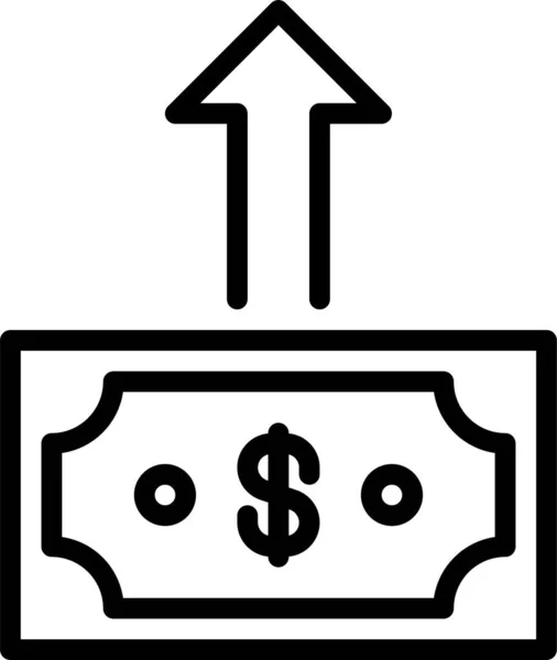 Dépôt Dollar Finance Icône — Image vectorielle